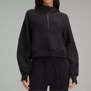 Lululemon Black Scuba Half Zip Hoodie